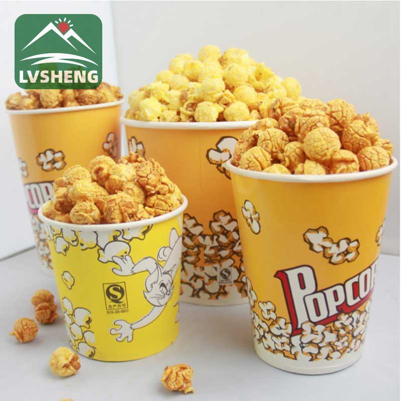 Buckets Popcorn Paper Paper