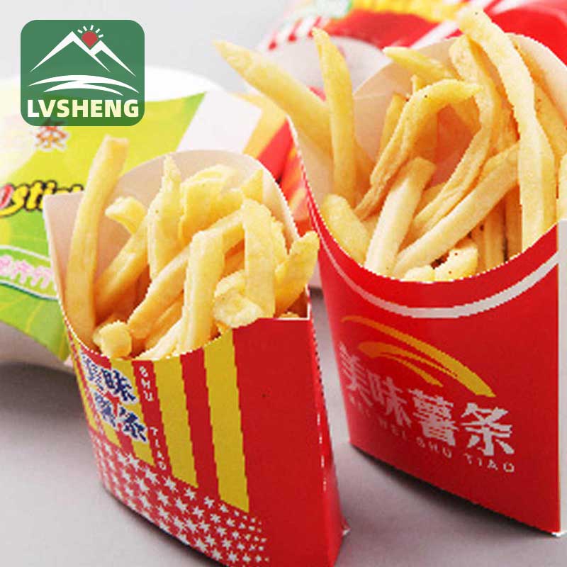 Box Packaging Fries French