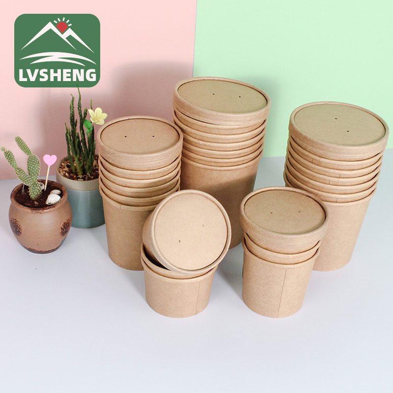 Kraft Paper şorbe Cup